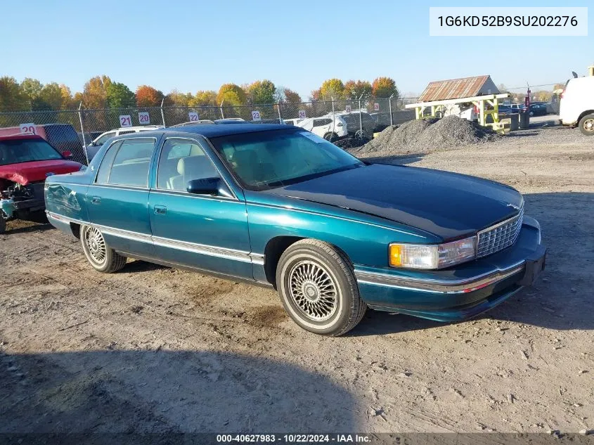 1995 Cadillac Deville VIN: 1G6KD52B9SU202276 Lot: 40627983