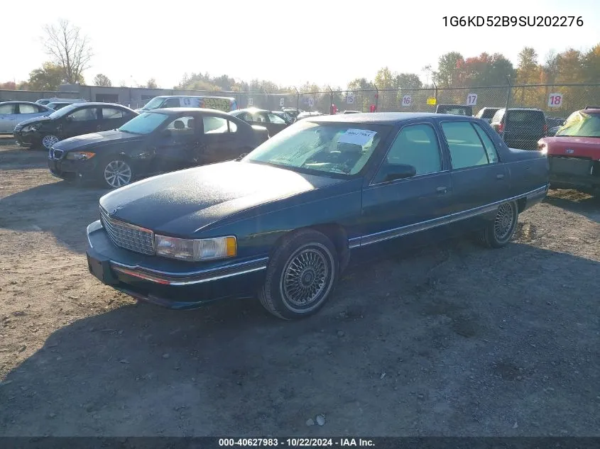 1995 Cadillac Deville VIN: 1G6KD52B9SU202276 Lot: 40627983