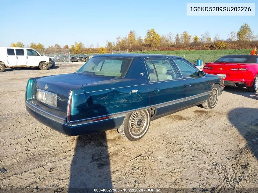 1995 Cadillac Deville VIN: 1G6KD52B9SU202276 Lot: 40627983