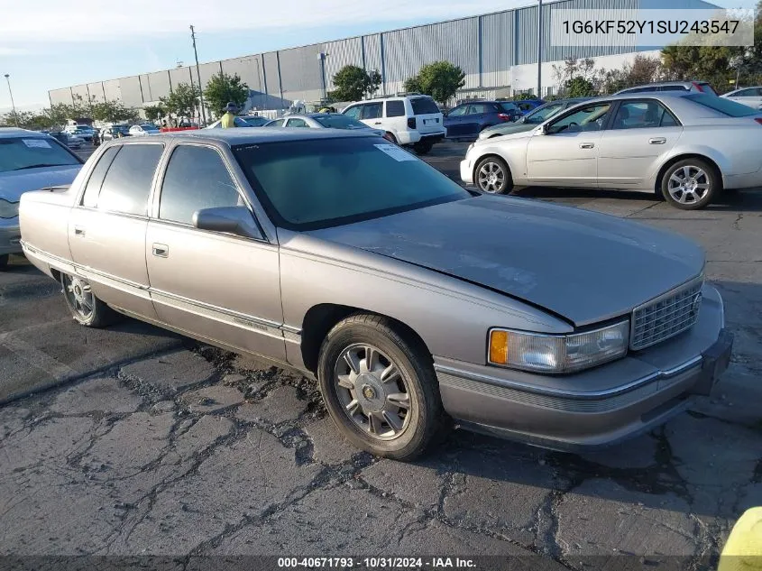 1995 Cadillac Deville Concours VIN: 1G6KF52Y1SU243547 Lot: 40671793