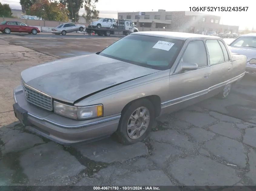 1995 Cadillac Deville Concours VIN: 1G6KF52Y1SU243547 Lot: 40671793