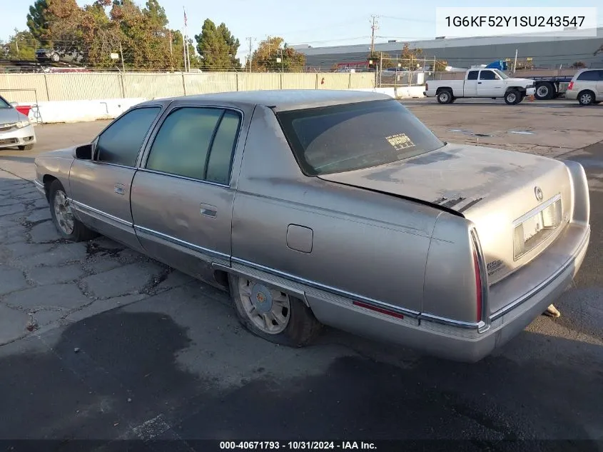 1995 Cadillac Deville Concours VIN: 1G6KF52Y1SU243547 Lot: 40671793