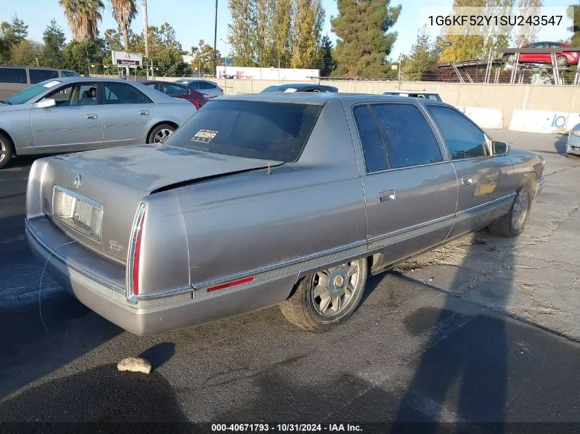 1995 Cadillac Deville Concours VIN: 1G6KF52Y1SU243547 Lot: 40671793