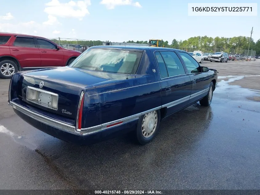 1G6KD52Y5TU225771 1996 Cadillac Deville