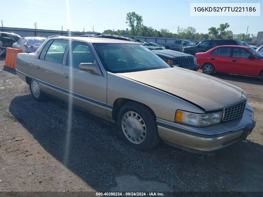 1996 Cadillac Deville VIN: 1G6KD52Y7TU221186 Lot: 40398234