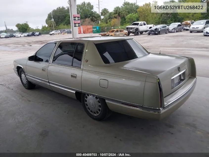 1996 Cadillac Deville VIN: 1G6KD52Y8TU268422 Lot: 40489703