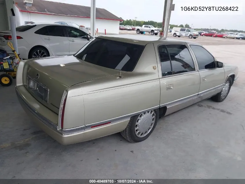 1996 Cadillac Deville VIN: 1G6KD52Y8TU268422 Lot: 40489703