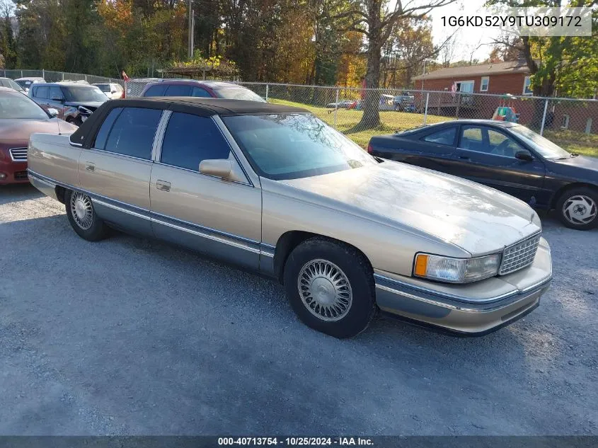 1996 Cadillac Deville VIN: 1G6KD52Y9TU309172 Lot: 40713754