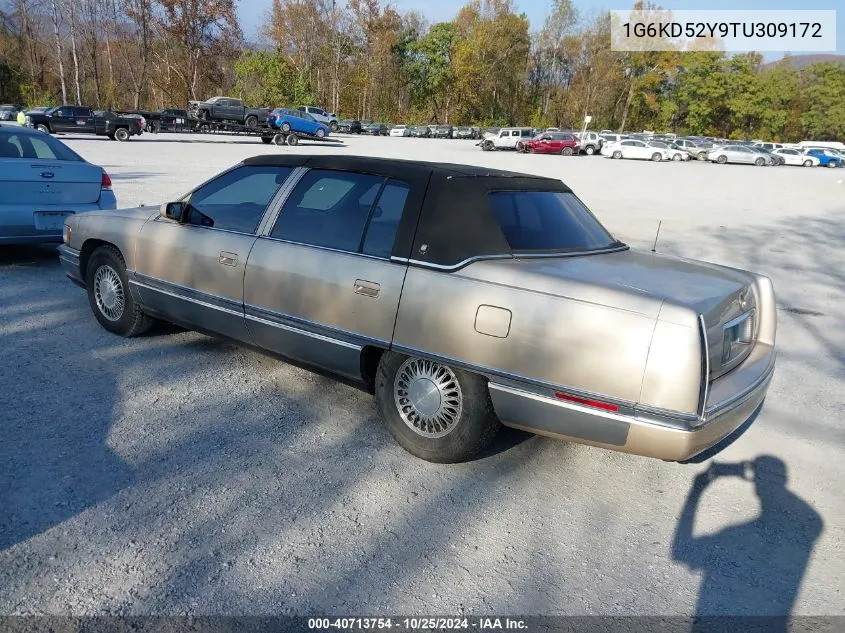 1996 Cadillac Deville VIN: 1G6KD52Y9TU309172 Lot: 40713754