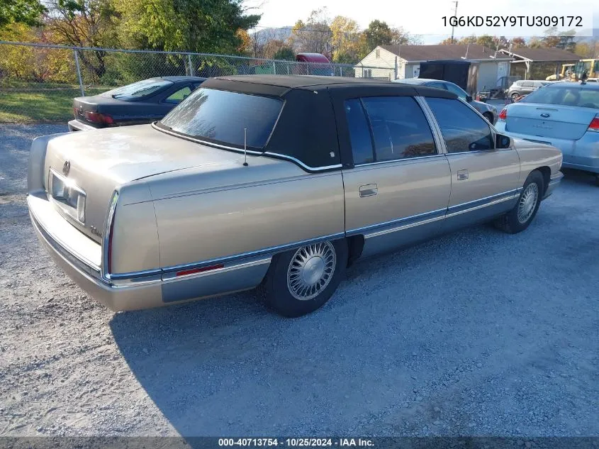 1996 Cadillac Deville VIN: 1G6KD52Y9TU309172 Lot: 40713754