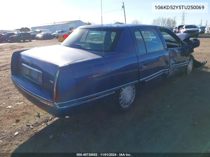 1996 Cadillac Deville VIN: 1G6KD52Y5TU250069 Lot: 40738852