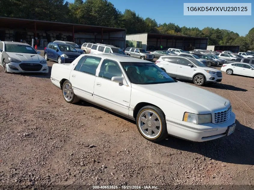 1997 Cadillac Deville Standard VIN: 1G6KD54YXVU230125 Lot: 40653525