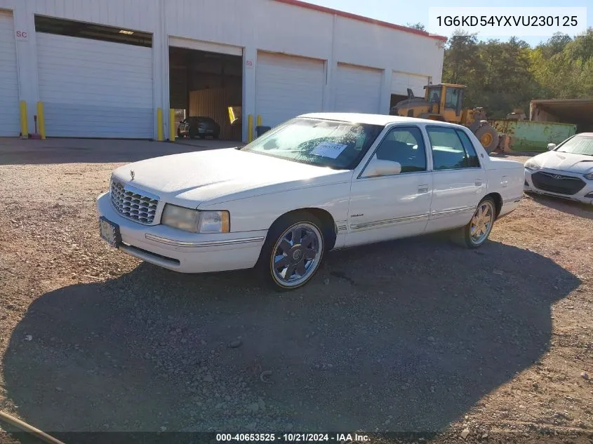 1997 Cadillac Deville Standard VIN: 1G6KD54YXVU230125 Lot: 40653525