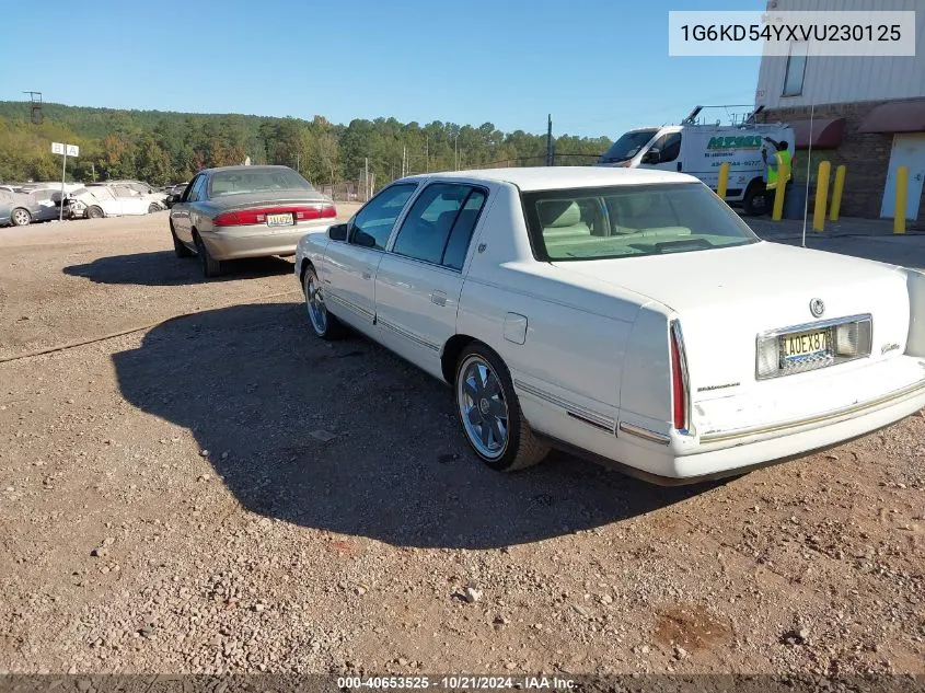 1997 Cadillac Deville Standard VIN: 1G6KD54YXVU230125 Lot: 40653525