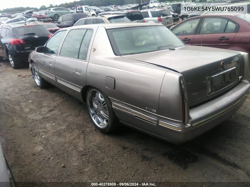 1G6KE54Y5WU765099 1998 Cadillac Deville D'elegance