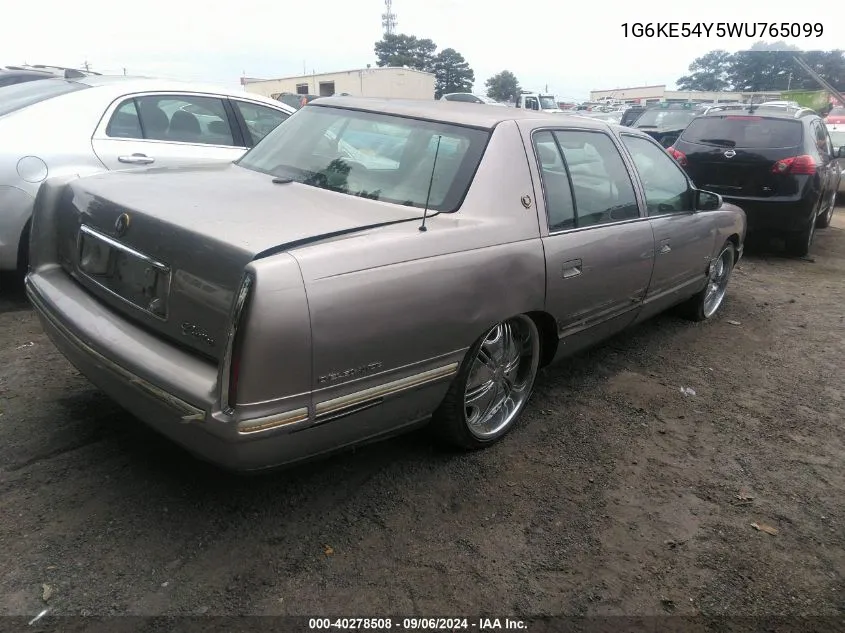 1G6KE54Y5WU765099 1998 Cadillac Deville D'elegance