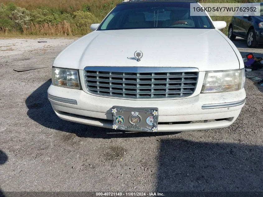 1998 Cadillac Deville Standard VIN: 1G6KD54Y7WU762952 Lot: 40721149