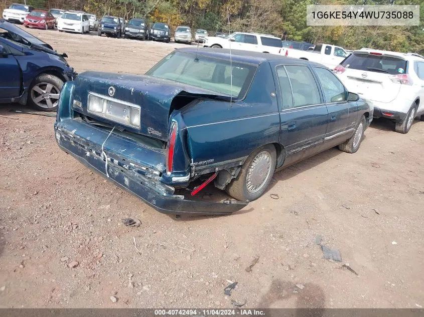 1998 Cadillac Deville D'elegance VIN: 1G6KE54Y4WU735088 Lot: 40742494