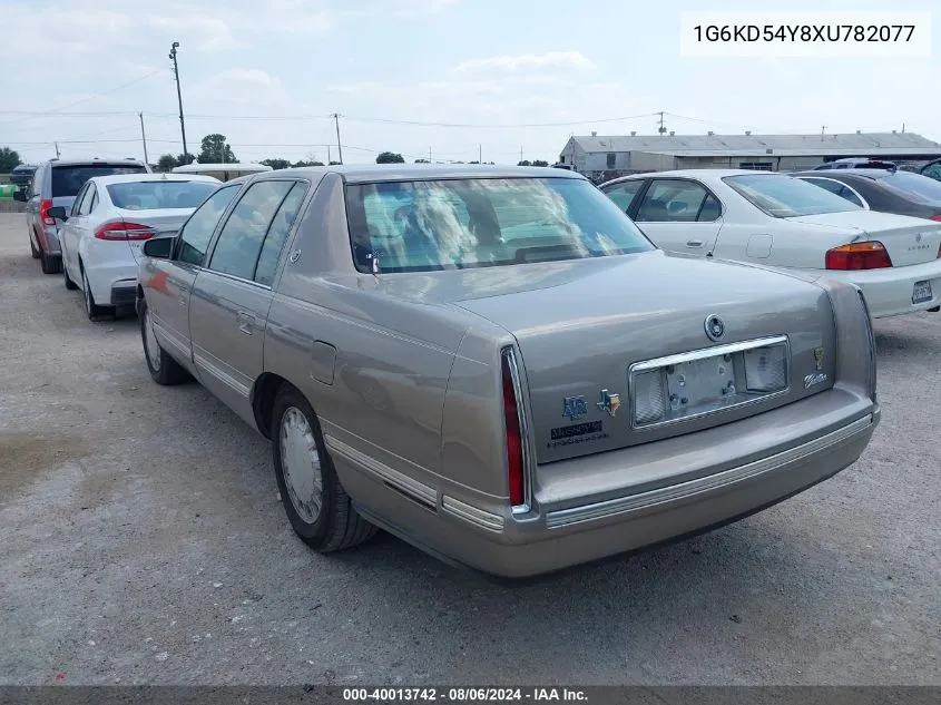 1G6KD54Y8XU782077 1999 Cadillac Deville