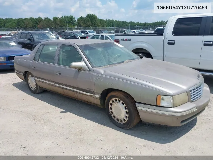 1G6KD54Y1XU720469 1999 Cadillac Deville