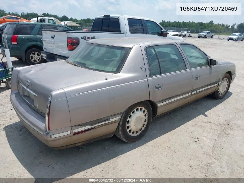 1G6KD54Y1XU720469 1999 Cadillac Deville