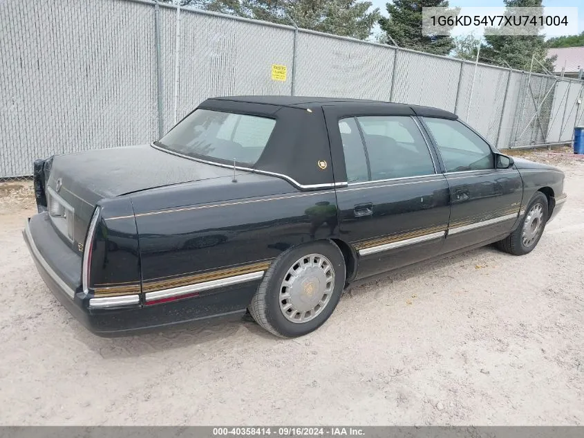 1999 Cadillac Deville Standard VIN: 1G6KD54Y7XU741004 Lot: 40358414