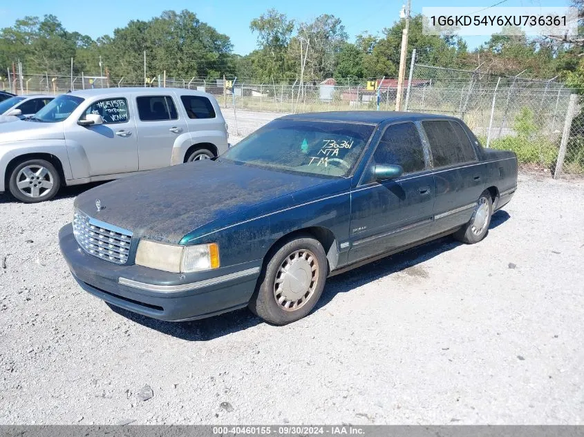 1G6KD54Y6XU736361 1999 Cadillac Deville Standard