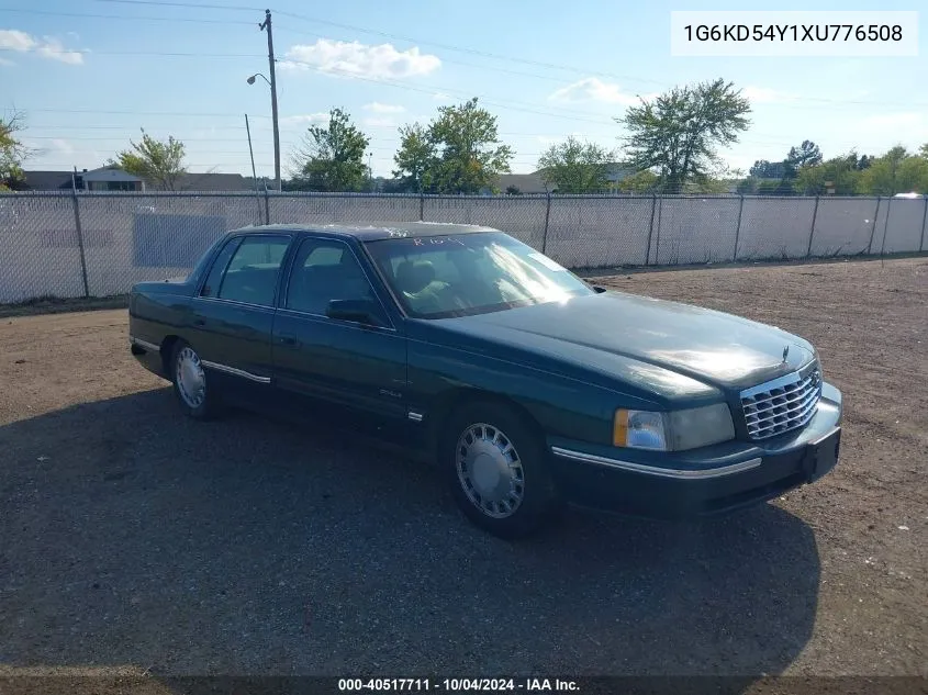 1999 Cadillac Deville Standard VIN: 1G6KD54Y1XU776508 Lot: 40517711