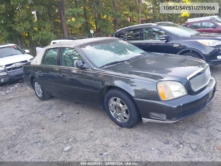 1G6KD54Y51U205966 2001 Cadillac Deville Standard