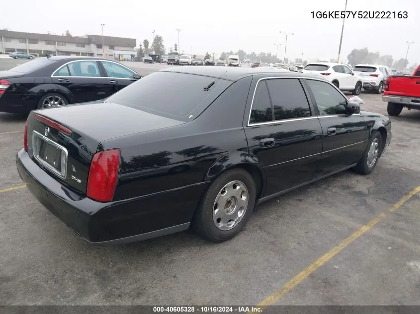 1G6KE57Y52U222163 2002 Cadillac Deville Dhs