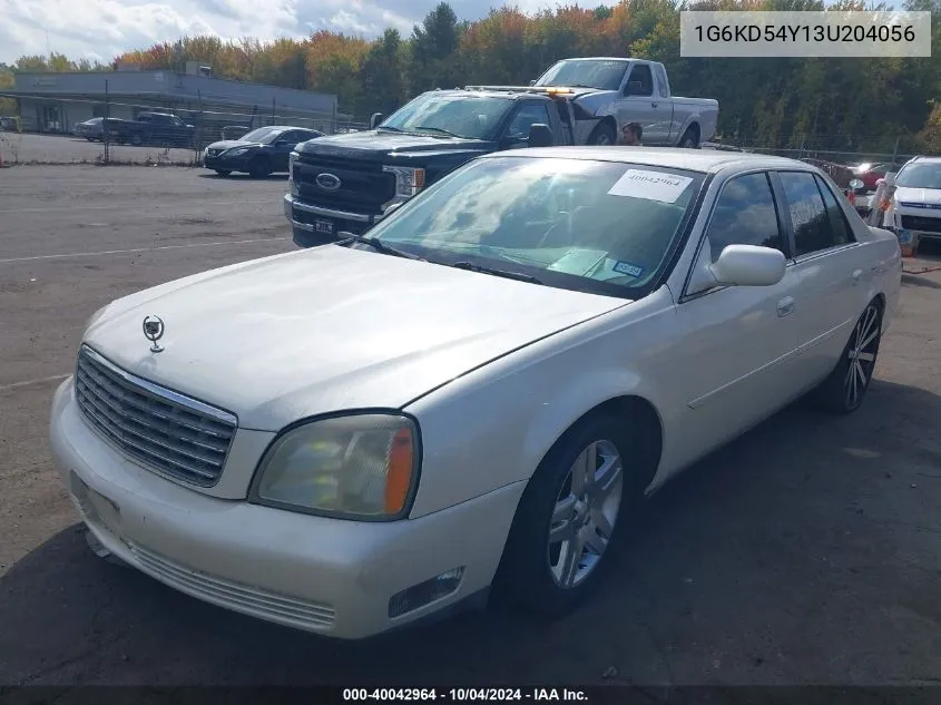 2003 Cadillac Deville Standard VIN: 1G6KD54Y13U204056 Lot: 40042964