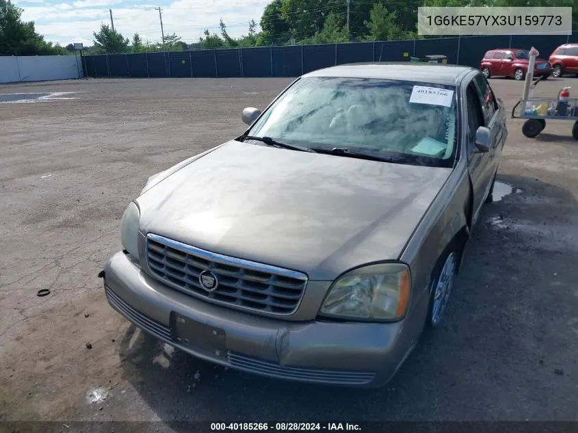 2003 Cadillac Deville Dhs VIN: 1G6KE57YX3U159773 Lot: 40185266