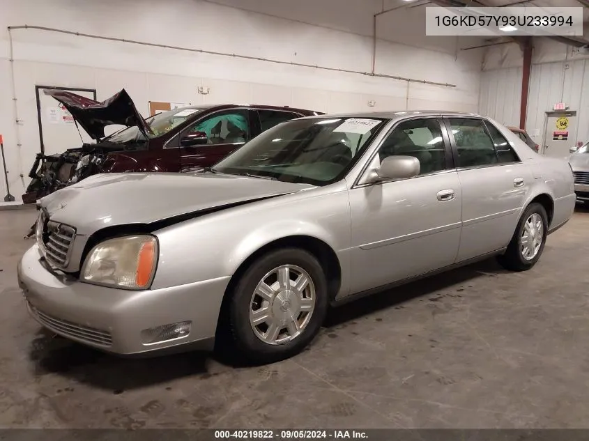 1G6KD57Y93U233994 2003 Cadillac Deville Standard