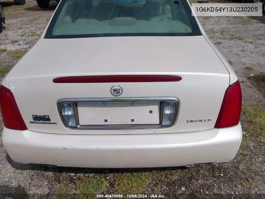 1G6KD54Y13U230205 2003 Cadillac Deville Standard