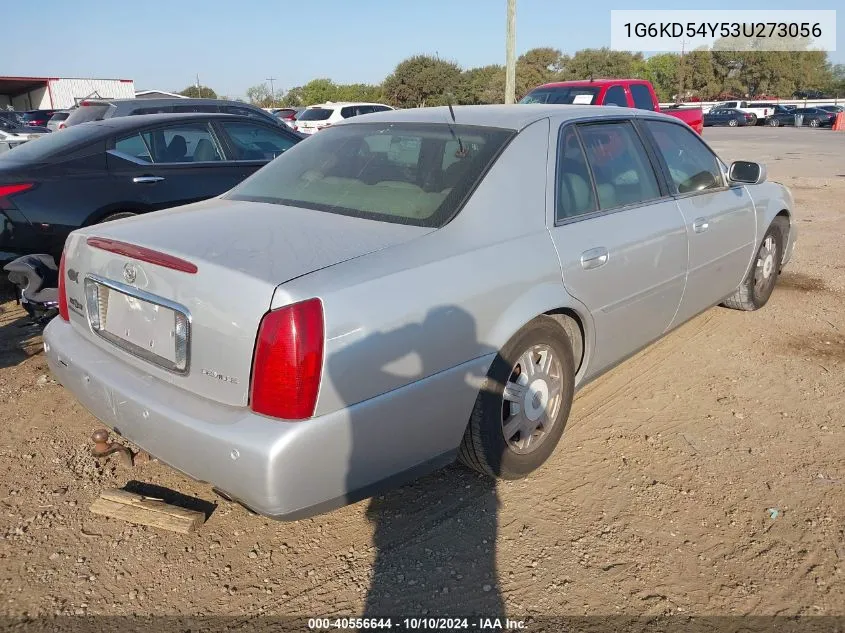 2003 Cadillac Deville Standard VIN: 1G6KD54Y53U273056 Lot: 40556644