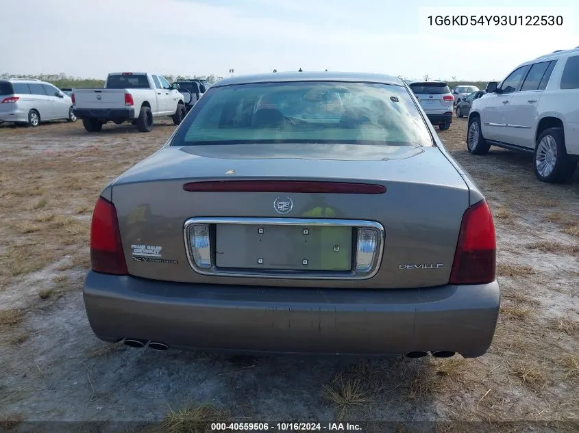 2003 Cadillac Deville Standard VIN: 1G6KD54Y93U122530 Lot: 40559506