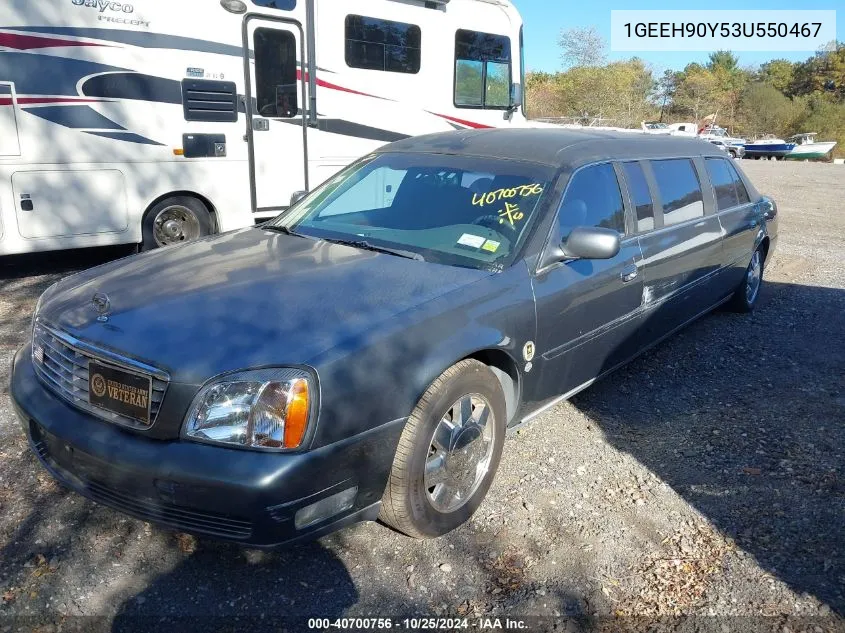 2003 Cadillac Deville Standard VIN: 1GEEH90Y53U550467 Lot: 40700756