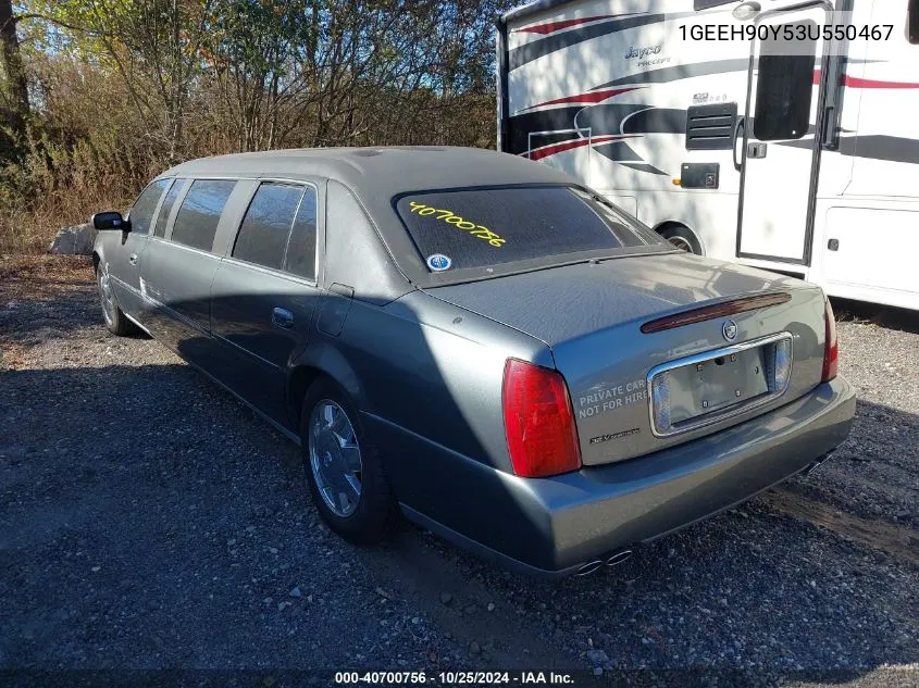 2003 Cadillac Deville Standard VIN: 1GEEH90Y53U550467 Lot: 40700756