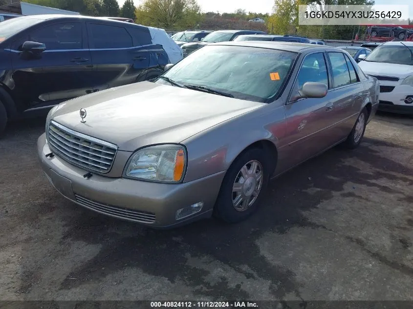 2003 Cadillac Deville Standard VIN: 1G6KD54YX3U256429 Lot: 40824112