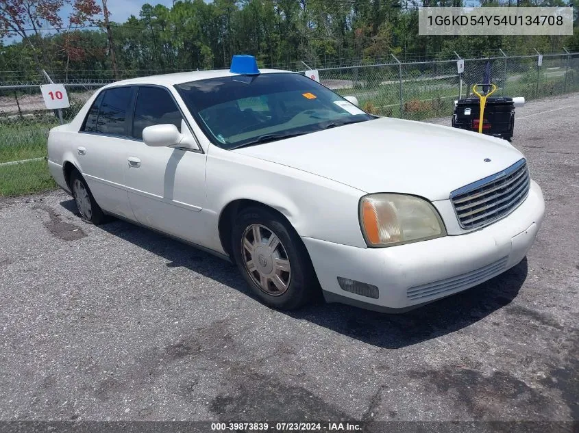 2004 Cadillac Deville Standard VIN: 1G6KD54Y54U134708 Lot: 39873839