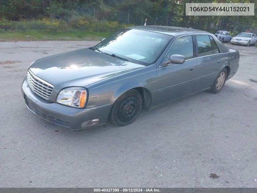 2004 Cadillac Deville Standard VIN: 1G6KD54Y44U152021 Lot: 40327395