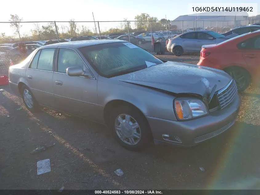 2004 Cadillac Deville Standard VIN: 1G6KD54Y14U119462 Lot: 40524583