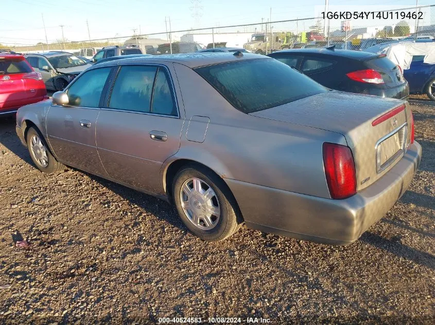 2004 Cadillac Deville Standard VIN: 1G6KD54Y14U119462 Lot: 40524583