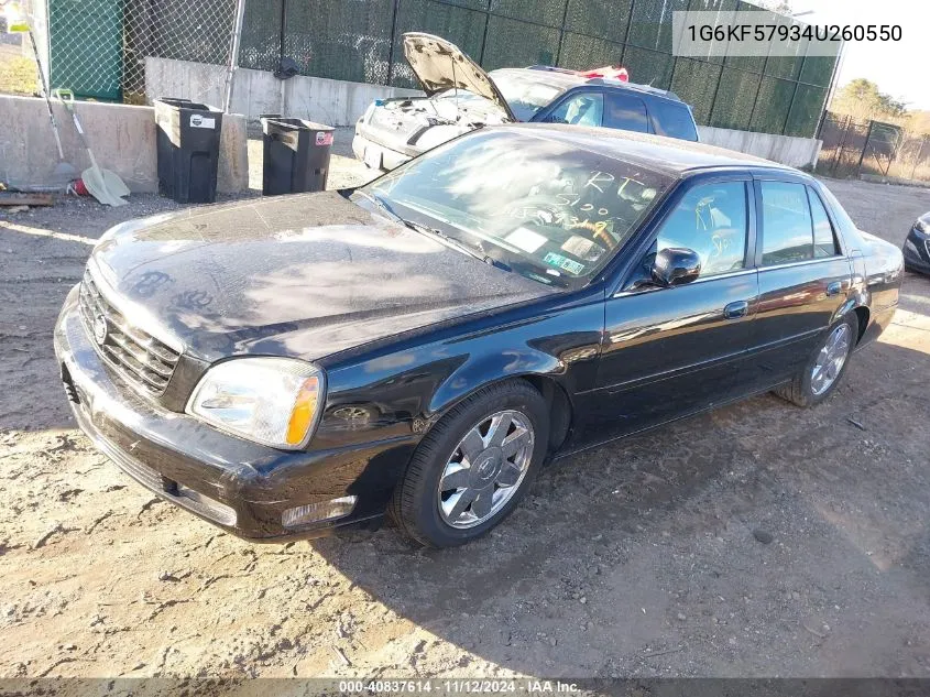 2004 Cadillac Deville Dts VIN: 1G6KF57934U260550 Lot: 40837614