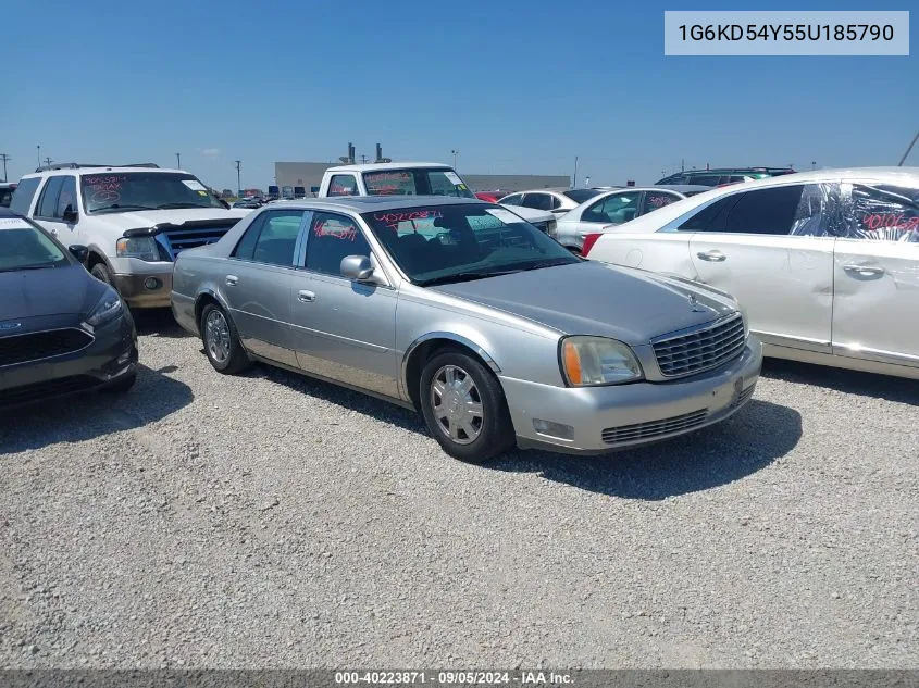 2005 Cadillac Deville Standard VIN: 1G6KD54Y55U185790 Lot: 40223871