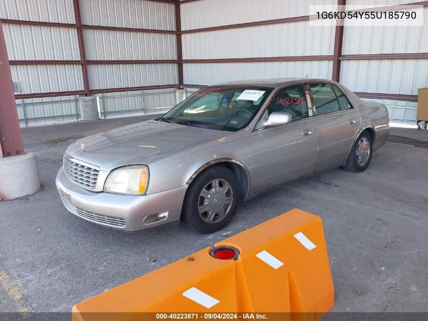 2005 Cadillac Deville Standard VIN: 1G6KD54Y55U185790 Lot: 40223871