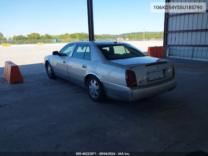 2005 Cadillac Deville Standard VIN: 1G6KD54Y55U185790 Lot: 40223871