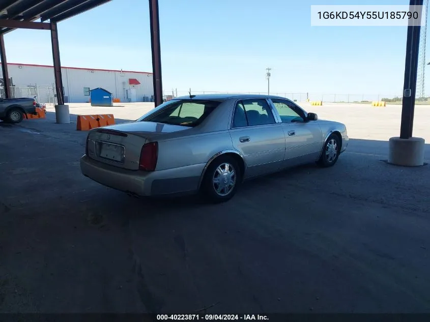 2005 Cadillac Deville Standard VIN: 1G6KD54Y55U185790 Lot: 40223871