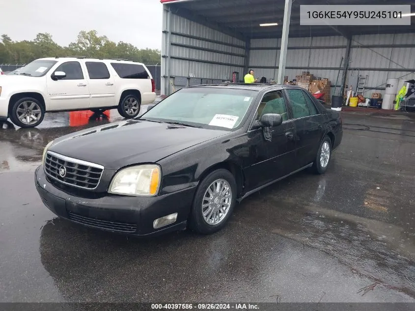 2005 Cadillac Deville Dhs VIN: 1G6KE54Y95U245101 Lot: 40397586