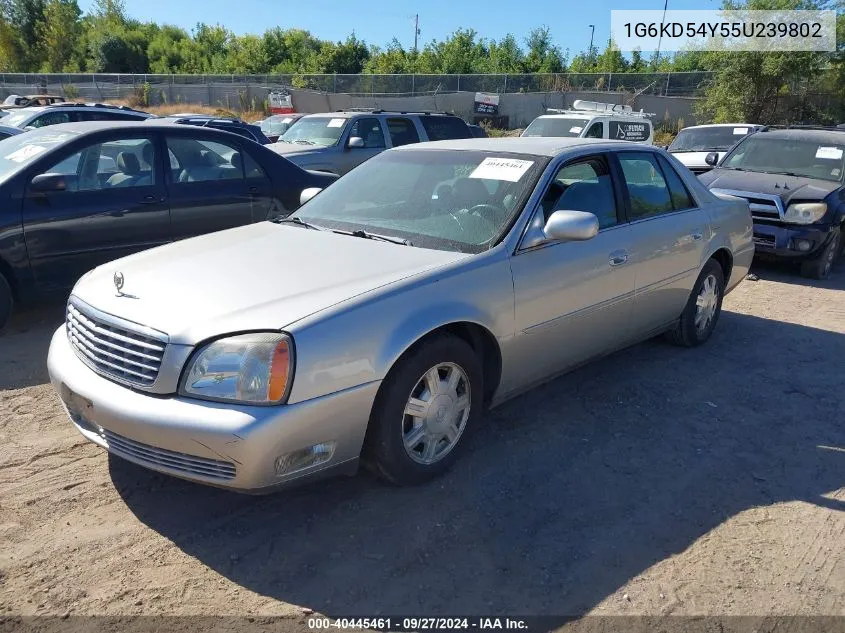 2005 Cadillac Deville Livery VIN: 1G6KD54Y55U239802 Lot: 40445461